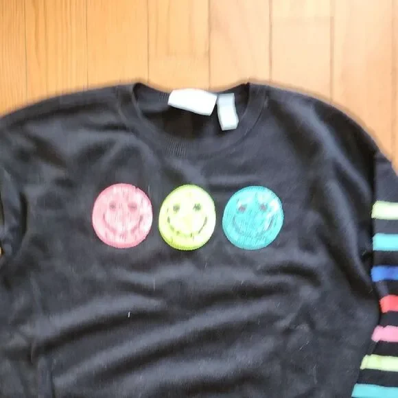 Girl's The Children's Place Smiley Sweater - Girl's Size 10/12 - Picture 4 of 4